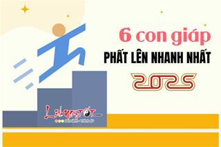 Thần Tài mở sổ điểm tên: 6 con giáp PHẤT lên nhanh nhất năm 2025, lộc lá đầy nhà, làm gì cũng HÊN