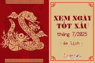 Xem ngày ĐẸP tháng 7 năm 2025: Chọn thời điểm tiến hành việc lớn