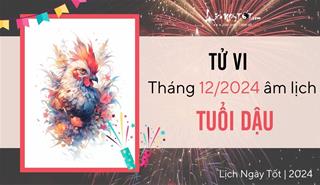 Tử vi tháng 12/2024 tuổi Dậu âm lịch: Vận khí vượng sắc, tinh thần phơi phới rộng mở