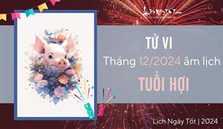 Tử vi tháng 12/2024 tuổi Hợi âm lịch: Bớt nhiều nỗi lo, cuộc sống nhẹ nhàng