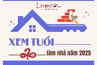XEM TUỔI làm nhà năm 2025: Tuổi nào xây nhà sẽ tăng vượng khí - hút tài lộc, bình an suốt năm Ất Tỵ?