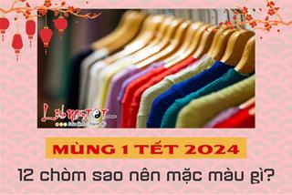 Đúng mùng 1 Tết Giáp Thìn 2024: 12 cung hoàng đạo mặc quần áo màu này đảm bảo MAY cả năm, hốt tiền bạc TỶ