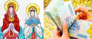 Từ nay tới Rằm tháng 2 âm, nhờ ăn lộc Thánh Mẫu, vận xui dừng đeo bám, tin vui dồn dập tới, 4 tuổi này tiền bạc tăng phi mã