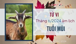 Tử vi tháng 6/2024 tuổi Mùi âm lịch: Trở lực ngày càng nhiều, cần giữ đầu óc tỉnh táo