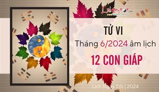 Tử vi tháng 6/2024 của 12 con giáp âm lịch: LỘC về tay ai?