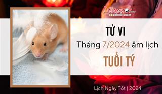 Tử vi tháng 7/2024 tuổi Tý âm lịch: Sự nghiệp tăng tiến bất chấp tháng cô Hồn, tha hồ chào đón tài lộc