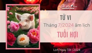 Tử vi tháng 7/2024 tuổi Hợi âm lịch: Tiền dư dả, bất chấp hoàn cảnh nhiều chướng ngại tháng Cô hồn