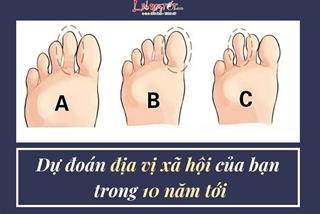 Trắc nghiệm tâm lý: Chiều dài ngón chân tiết lộ ĐỊA VỊ XÃ HỘI của bạn trong 10 năm tới