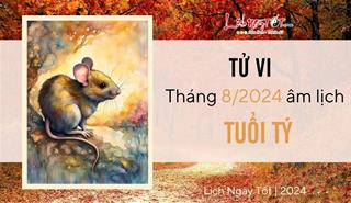 Tử vi tháng 8/2024 tuổi Tý âm lịch: Hung cát đan xen, cần cố gắng nhiều