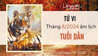 Tử vi tháng 8/2024 tuổi Dần âm lịch: Xã giao hài hòa, làm gì cũng thuận