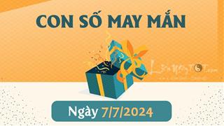 Con số may mắn hôm nay 7/7/2024 theo năm sinh: Tìm số cát lành giúp bạn đổi đời