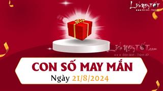 Con số may mắn hôm nay 21/8/2024 theo năm sinh: Con số hái TIỀN, hái LỘC