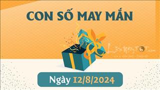 Con số may mắn hôm nay 12/8/2024 theo tuổi: Chọn số đổi vận PHÁT TÀI