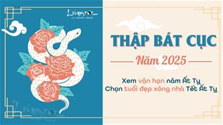 Thập Bát cục năm 2025: Ứng dụng Kinh dịch xem VẬN HẠN theo tuổi và chọn TUỔI ĐẸP XÔNG NHÀ Tết Ất Tỵ