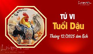 Tử vi tháng 12/2025 tuổi Dậu âm lịch: Đỡ vất vả, được ăn ngon ngủ yên