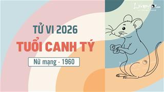 Tử vi 2026 tuổi Canh Tý nữ mạng 1960: Cát tinh chiếu mệnh giảm bớt hung vận, 1 năm trôi qua nhẹ nhàng