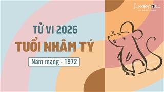 Tử vi 2026 tuổi Nhâm Tý nam mạng 1972: Công việc đầy cạnh tranh và thị phi, còn vất vả chưa yên