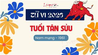 Tử vi 2026 tuổi Tân Sửu nam mạng 1961: Đón bình an bên gia đình, vui hưởng cuộc sống