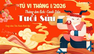 Tử vi tháng 1/2026 tuổi Sửu âm lịch: Khởi đầu rực rỡ, tài lộc tăng tiến