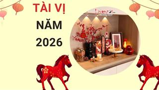 Xem Tài Vị năm 2026 giúp gia chủ KÍCH hoạt mạnh tài LỘC, tránh xui xẻo, đón thần Tài