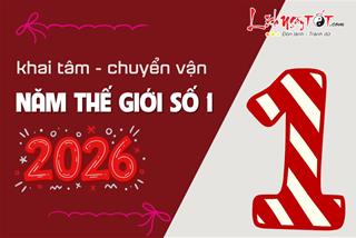 Phương pháp KHAI TÂM – CHUYỂN VẬN ngày 1/1/2026: Bắt đầu năm số 1, mẹo hay cắt bỏ vận RỦI cực nhanh