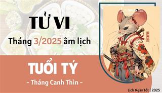 Tử vi tháng 3/2025 tuổi Tý âm lịch: Vận trình nhiều biến động, sai một ly đi một dặm