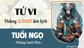 Tử vi tháng 3/2025 tuổi Ngọ âm lịch: Xu hướng ổn định và bình lặng hơn