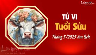 Tử vi tháng 5/2025 tuổi Sửu âm lịch: Hay bị đau đầu, khó tiết kiệm