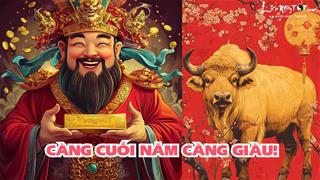 Thầy Tử vi phán: 3 tuổi càng về cuối năm càng GIÀU, làm ăn vào cầu mạnh, vận ĐỎ kéo dài đến Tết