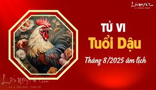 Tử vi tháng 8/2025 tuổi Dậu âm lịch: Thái Tuế đánh đòn, dễ mất tiền oan