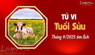 Tử vi tháng 9/2025 tuổi Sửu âm lịch: Tháo gỡ những trở ngại và khó khăn trước đó