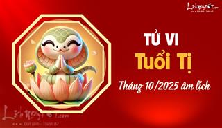 Tử vi tháng 10/2025 tuổi Tị âm lịch: Vất vả nhưng được chống lưng