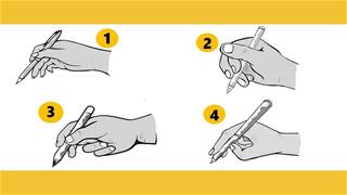 Trắc nghiệm tính cách: Nhìn cách bạn cầm bút là hiểu 99% con người bạn!