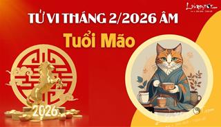 Tử vi tháng 2/2026 tuổi Mão âm lịch: Dễ bị tiểu nhân gài bẫy