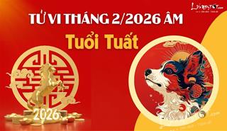 Tử vi tháng 2/2026 tuổi Tuất âm lịch: Vượt mặt mọi đối thủ, số rất hên