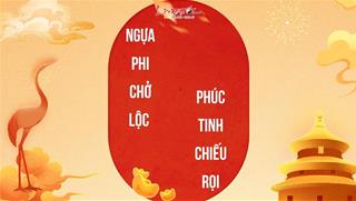 Câu đối may mắn cho 12 con giáp 2026 - Dán lên là TÌNH TIỀN vào nhà liên tục