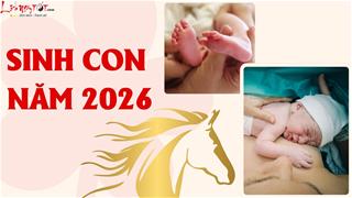 SINH CON NĂM 2026 BÍNH NGỌ - Tuổi hợp, ngày đẹp, giờ lành, tháng tốt đón bé tuổi Ngọ