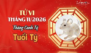 Tử vi tháng 11/2026 tuổi Tý âm lịch: Đề phòng biến động, nên “thủ” hơn “công”