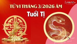 Tử vi tháng 3/2026 tuổi Tị âm lịch: Có nhiều bước tiến nhảy vọt