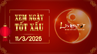 Xem ngày tốt xấu 11/3/2026 - Âm lịch hôm nay 23/1 năm Bính Ngọ