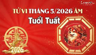 Tử vi tháng 5/2026 tuổi Tuất âm lịch: Vất vả nhưng có thành tựu rực rỡ, đáng mong chờ