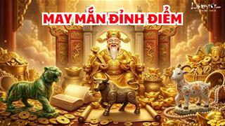 Vận may đổ dồn vào cuối tháng 6 do cung Tài Lộc mở toang, 3 con giáp tranh thủ kiếm tiền, trả sạch nợ nần!