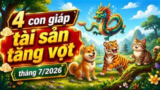 4 con giáp tăng vọt tài sản trong tháng 7: Cơ hội bứt phá mọi nguồn thu, tiền bạc tiêu xài không đắn đo!