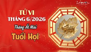 Tử vi tháng 6/2026 tuổi Hợi âm lịch: Vận khí đang may có thể suy giảm bất ngờ