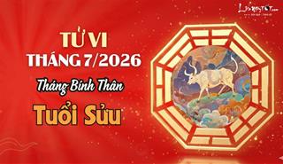 Tử vi tháng 7/2026 tuổi Sửu âm lịch: Coi trọng sự nghiệp, được người thân hỗ trợ
