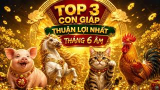Tháng 6 âm đón sự thuận lợi CHƯA TỪNG CÓ, 4 con giáp nhìn đâu cũng thấy cơ hội kiếm TIỀN TỶ!