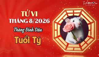 Tử vi tháng 8/2026 tuổi Tý âm lịch: Có sóng gió khó lường, nên thận trọng