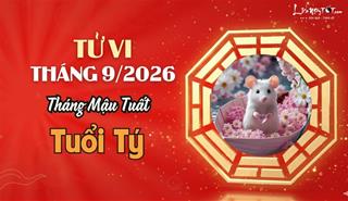 Tử vi tháng 9/2026 tuổi Tý âm lịch: Biến kinh nghiệm thành hành động
