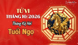Tử vi tháng 10/2026 tuổi Ngọ âm lịch: Chuyên môn vượt trội nhưng dễ lao lực vì công việc