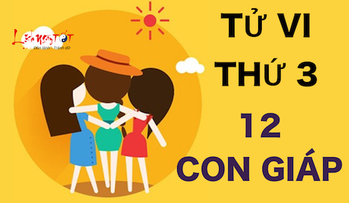 Tử vi thứ Ba của 12 con giáp (29/12/2015)